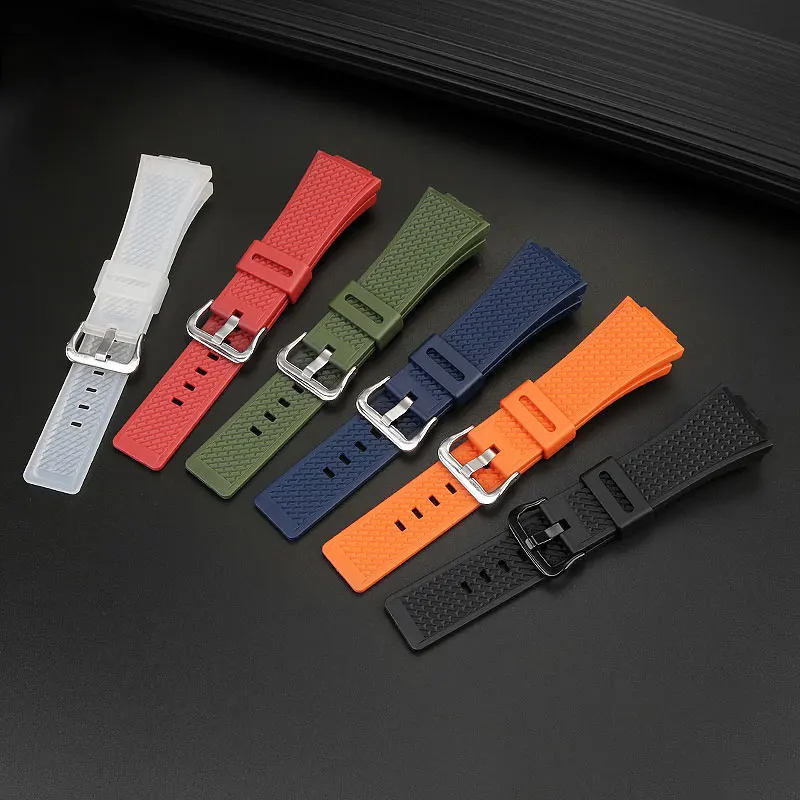 Silicone watch band for CASIO GM110 strap G-Shock small steel gun GM-110 resin Sports wristband accessories men\'s bracelet 16mm