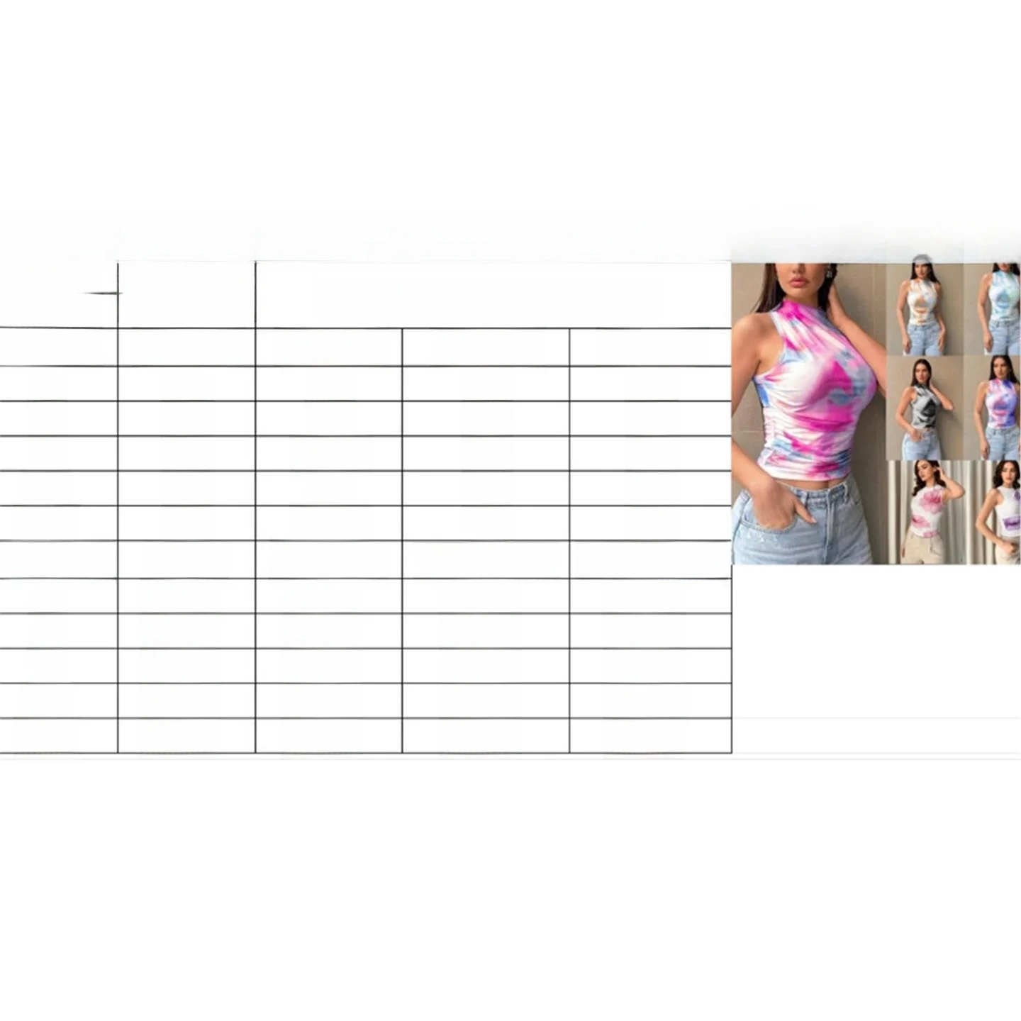 쿨한 스트리트 스타일 메쉬 베스트 2025 신상 패션 프린트 동남아시아 여성 의류 민소매 라운드넥 캐주얼웨어