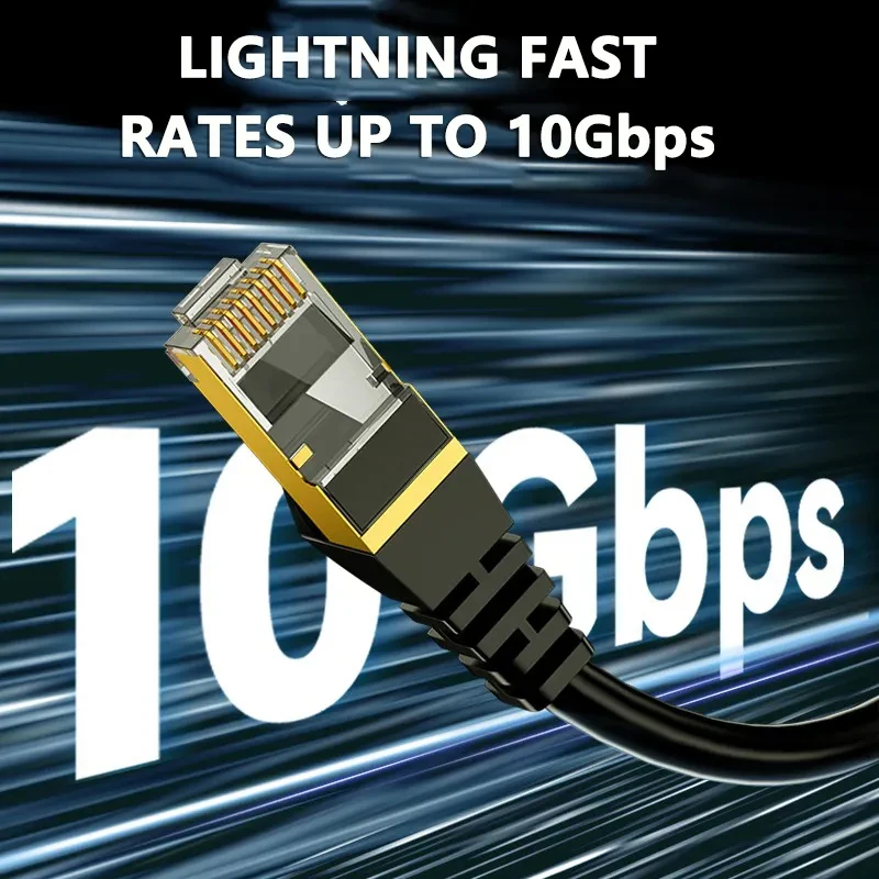 Ethernet Network RJ45 Cable cat7 Patch Outdoor Waterproof LAN Cable For PC Laptop