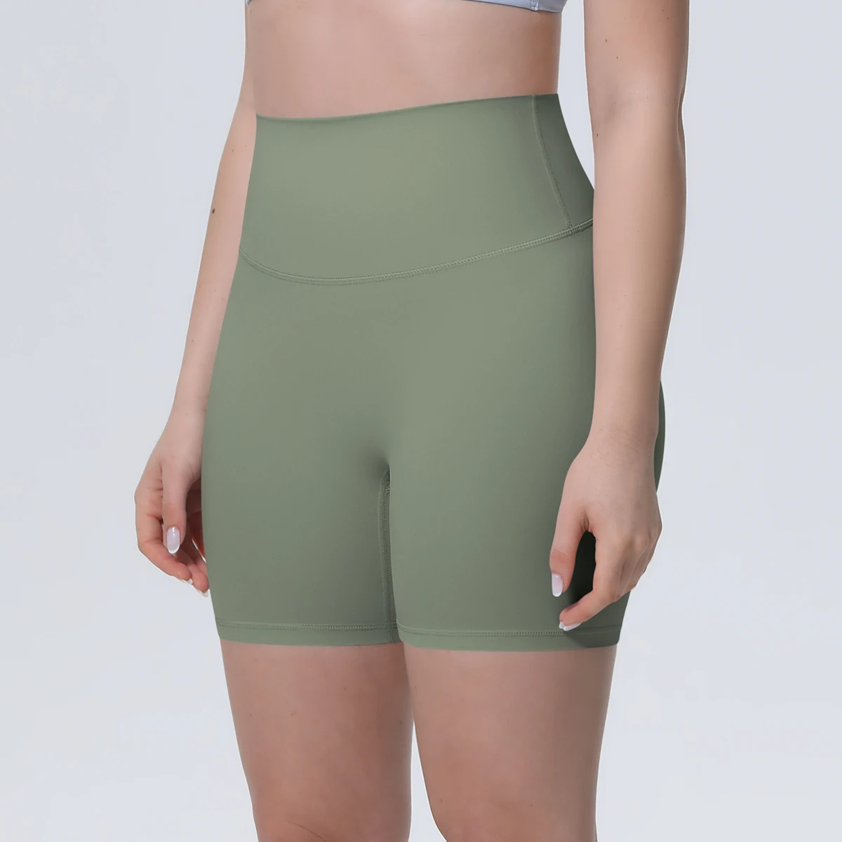 20 Farben Hochelastische Schnelltrocknende Nahtlose Yoga-Shorts Gym-Sport-Peach-Butt-Shorts mit Hoher Taille Lauf- und Fitness-Shorts Workout-Shorts – Detail 34