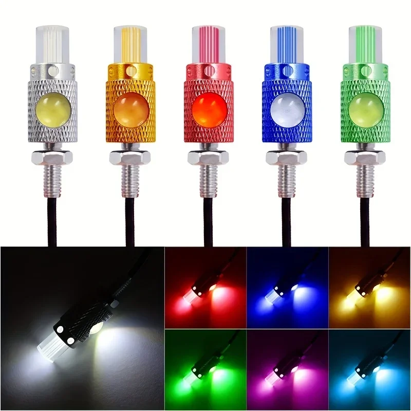 2PCS Motorcycle LED Eagle Eye Light Turn Signal Indicator Super Bright Led Motorbike Auto License Plate Light Driving Light