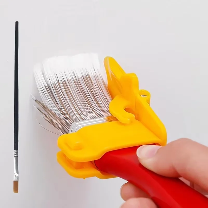 

Кисть для окантовки с разделением цветов, ручной инструмент для обрезки краски, кисть для разделения краски для внутреннего и наружного использования на стенах, потолке
