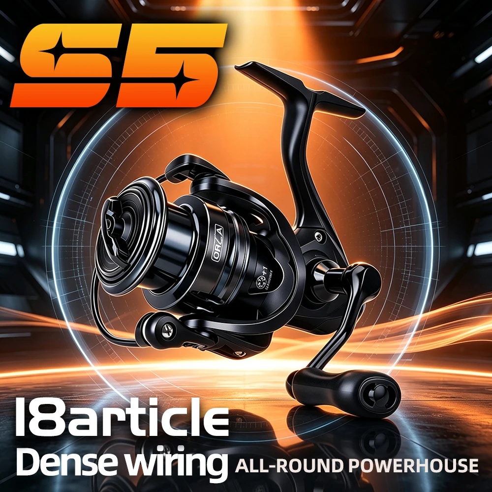 Baitcasting Reel - FISHINGFANS S5 Dense Even Line Lay