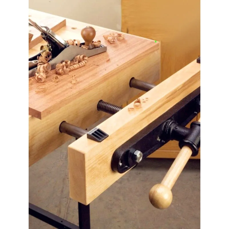 Woodworking Bench Clamp, Workbench Connecting Guide Rod, DIY Carpenter Table Holding Gripper Tool