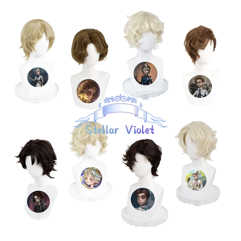 

Meteorologist Wig Game Identity V Cosplay Wig Synthetic Hair Explorer Prosepector Novelist Puppetter Cosplay Wigs Free Wig Cap