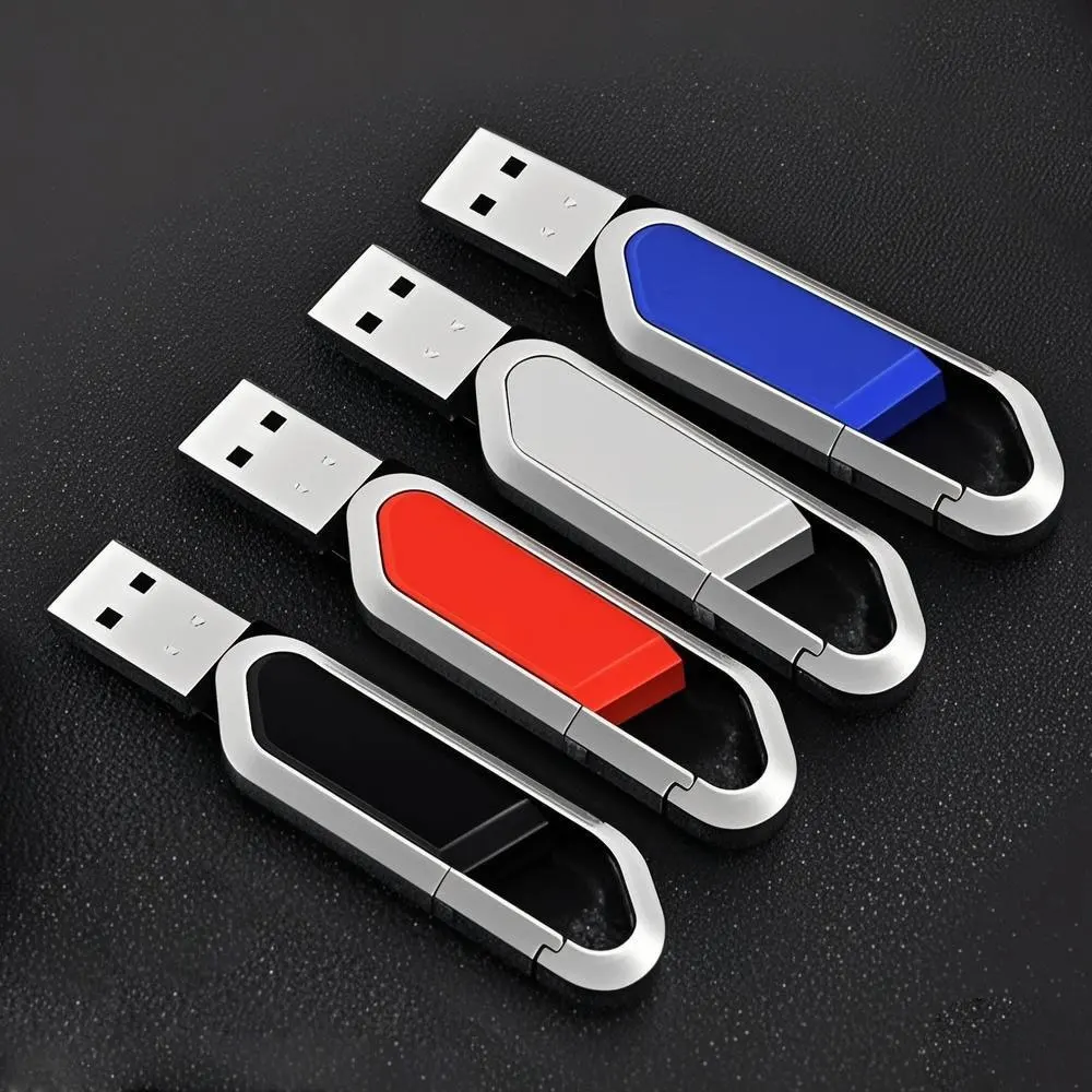 Hot Sale Metal USB Flash Drive 64 32 16 8 4gb Memory Stick Black Waterproof Pen Drive 128gb Personalized Portability Pendrive