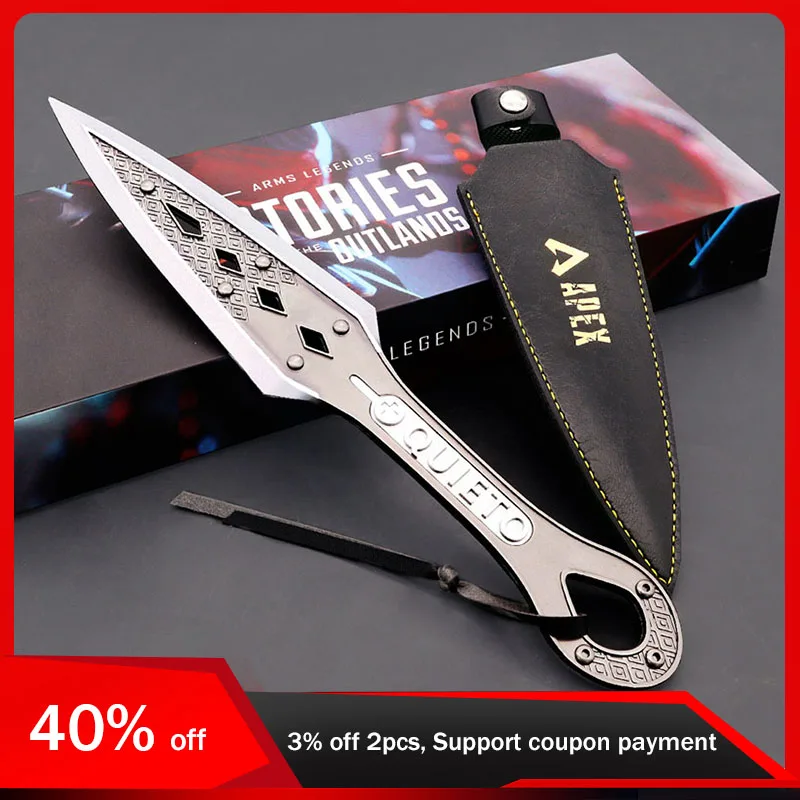 

APEX Legends Wraith Kunai Heirloom Gifts Box Game Peripherals Weapon Model All Metal Alloy Sword Ornaments Collections Gifts