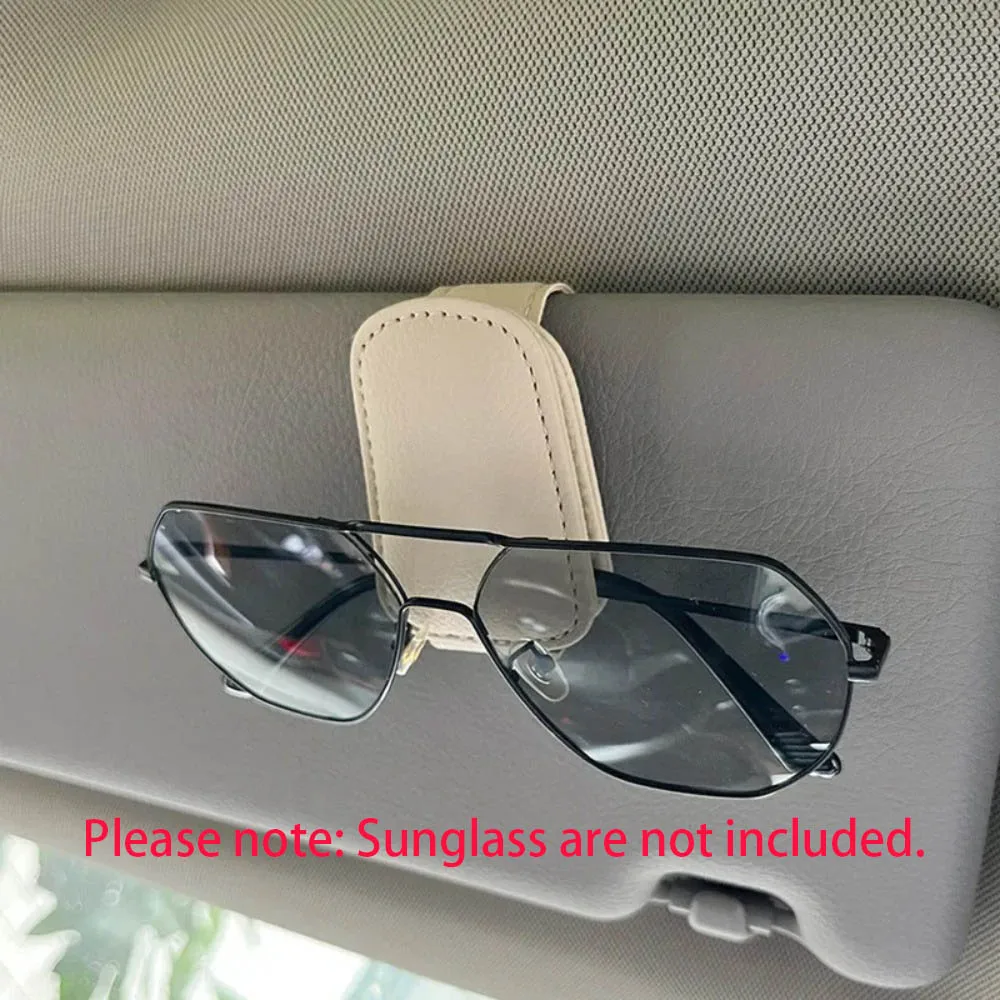 Universal Car Auto Sun Visor Glasses Box Sunglasses Clip Card Ticket Holder Stand Fastener Pen Case Eyeglasses Car Accessories