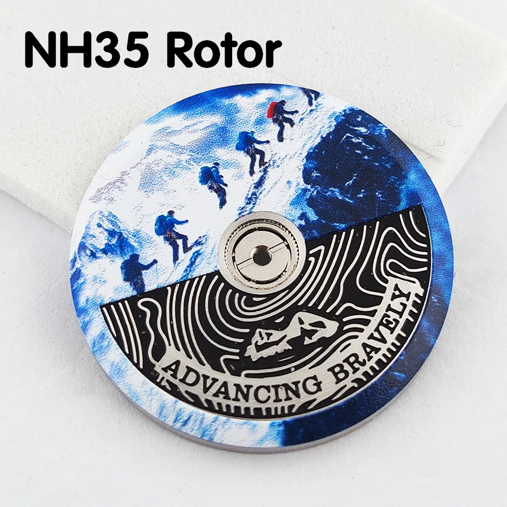 NH35 rotor metal movement rotor watch parts replacement accessories suitable for customized metal movement rotors
