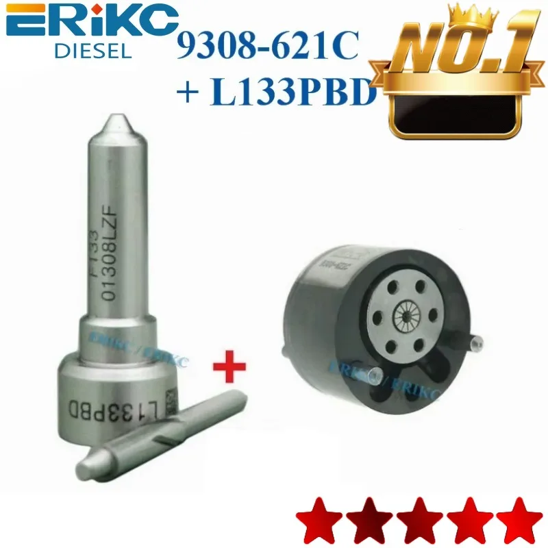 

ERIKC Repair Kits L133PBD Nozzle 9308-621C Valve EJBR00501Z Common Rail Pressure 7135-654 Control Valve and Inyector Nozzle Sets