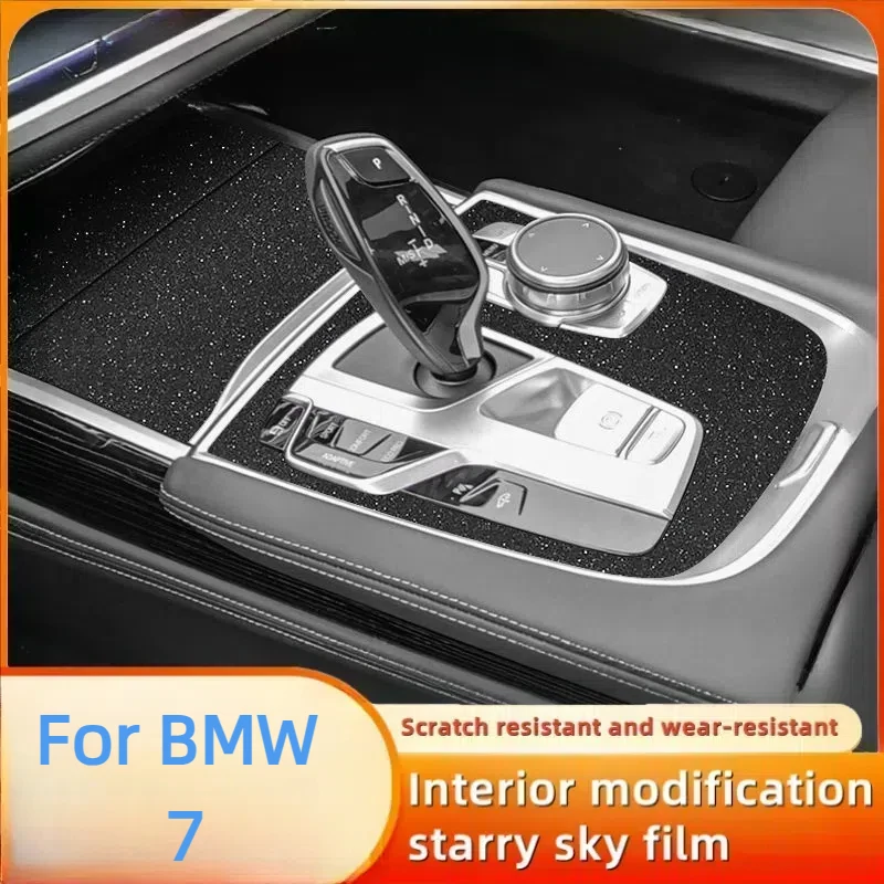 Car Interior For BMW 7 Series 2016-2022 Starry Sky Film Interior Modification Central Control Instrument Screen Protective Film