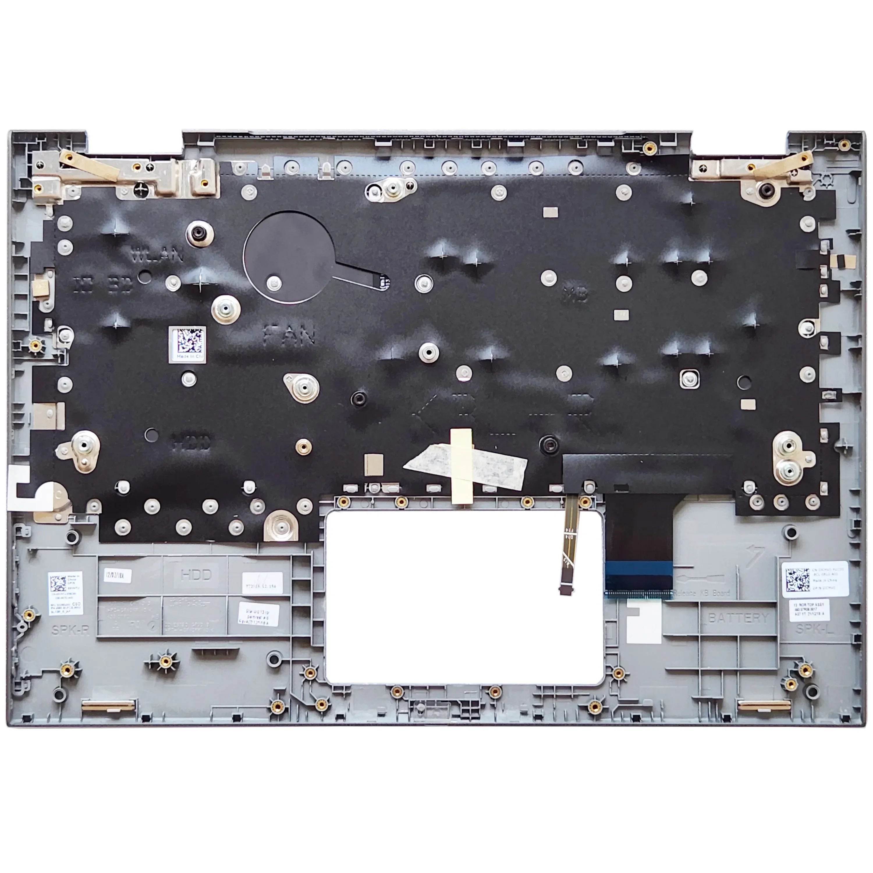 New Original Laptop Palmrest English US Latin For Inspiron 13 5368 5378 5379 keyboard P69G with Backlit Upper Case 0JCHV0 - Image 4