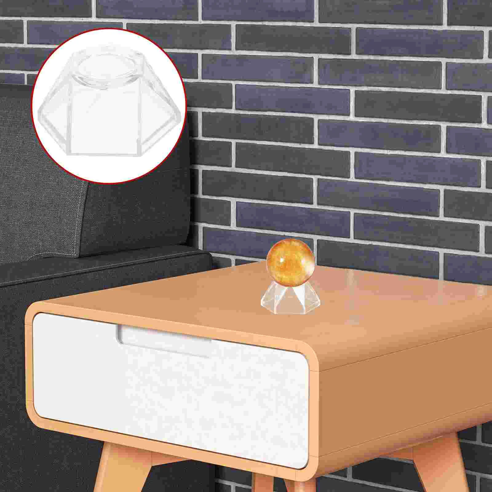 

10 Pcs Ore Display Stand Rock Holder Ball Specimen Clear Sphere Baseball Holders for Balls Acrylic Stands