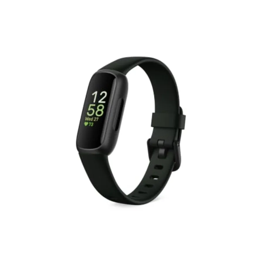 Inspire 3 Health and Fitness Tracker with Stress Management, Workout Intensity, Sleep Tracking, 24/7 Heart Rate - 3-Month Googl