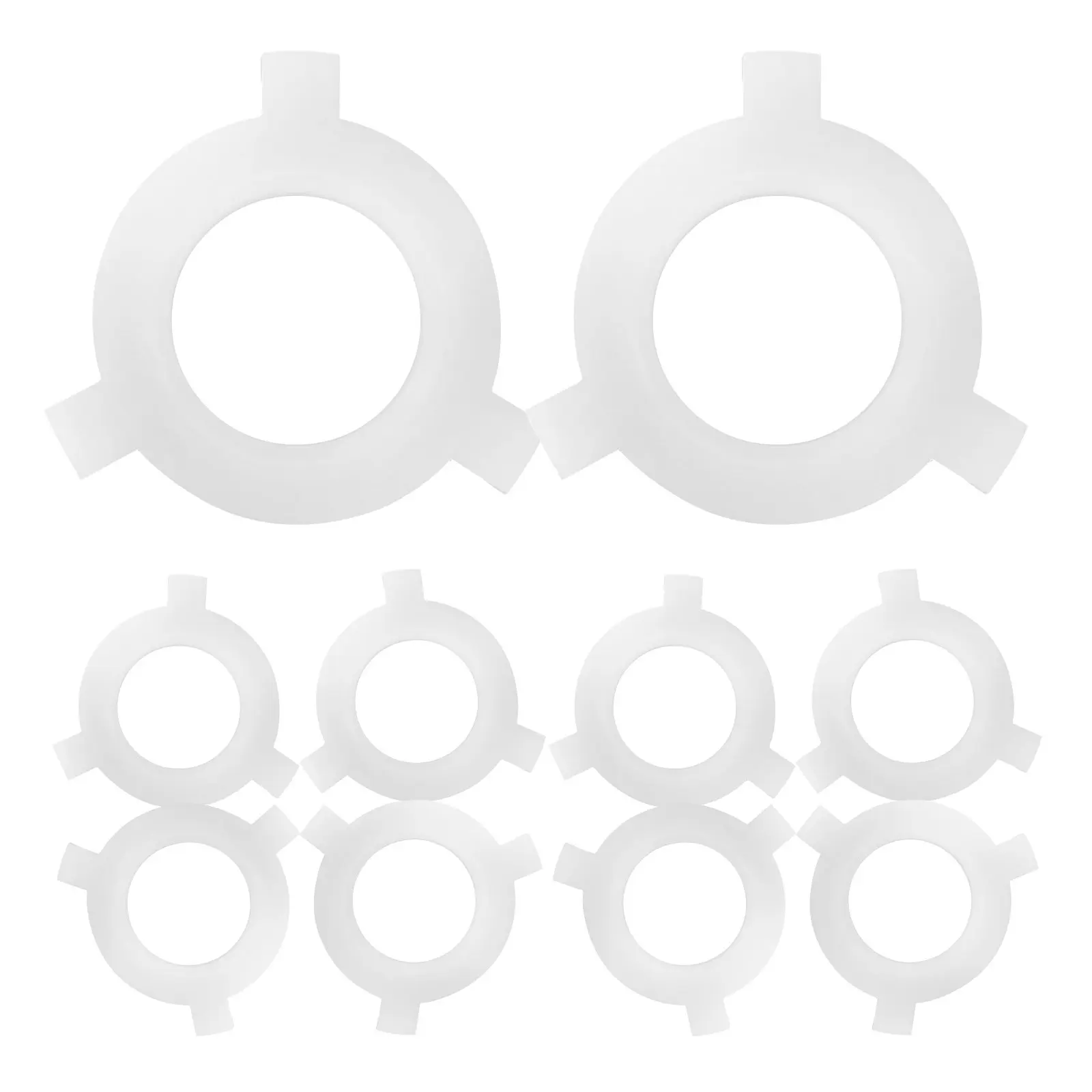 20Pcs Lampshade Adapter Ring E27 to E14 Plastic Reducer for Light Fixture Fitting and Lampshade Conversion Lamp Shade Adapter
