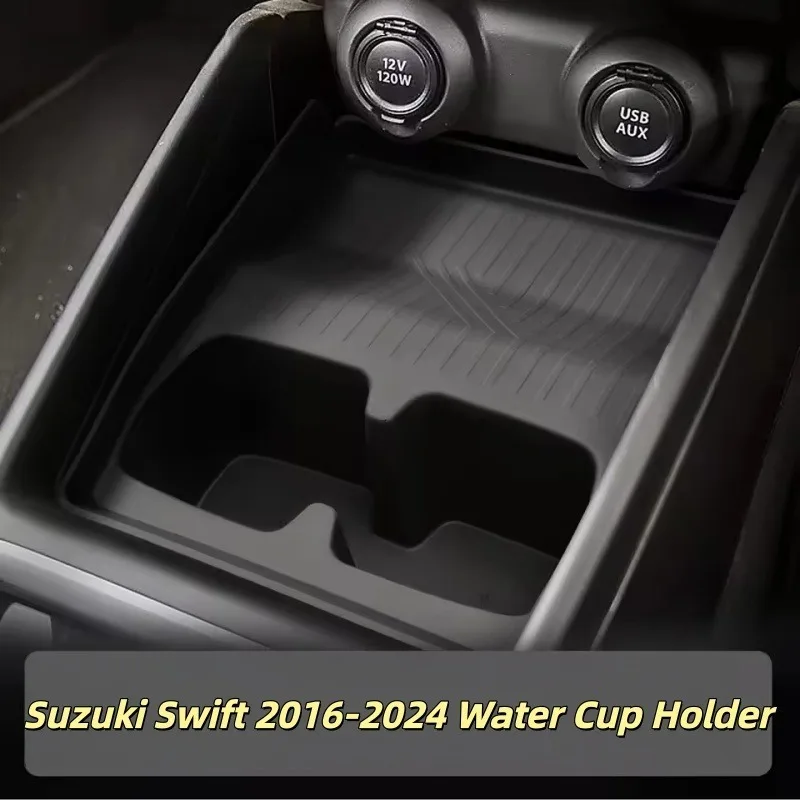 for Suzuki Swift 2016-2024 Water Cup Holder Storage Tray Accessories Central Console Drinks Cup Holder Only For Right Rudder
