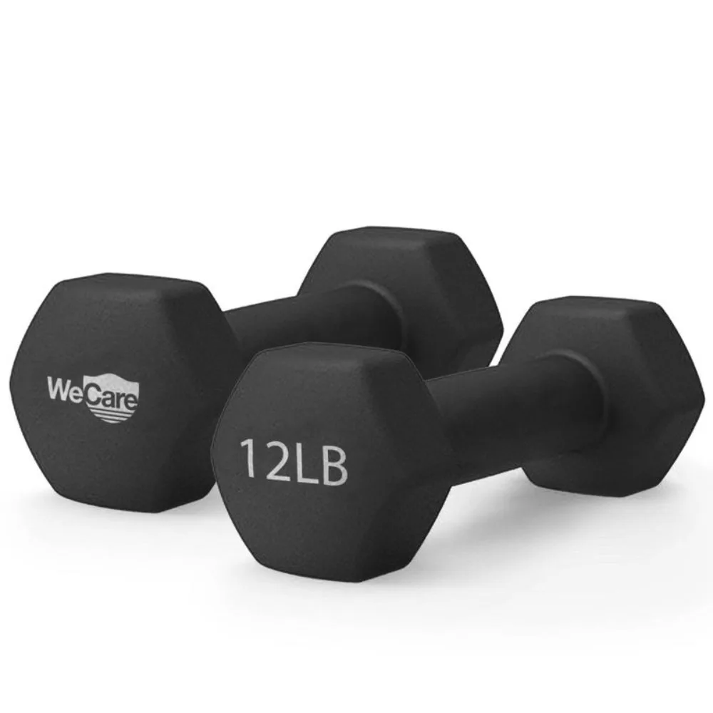 

WECARE Neoprene 12LB Dumbells 2pc