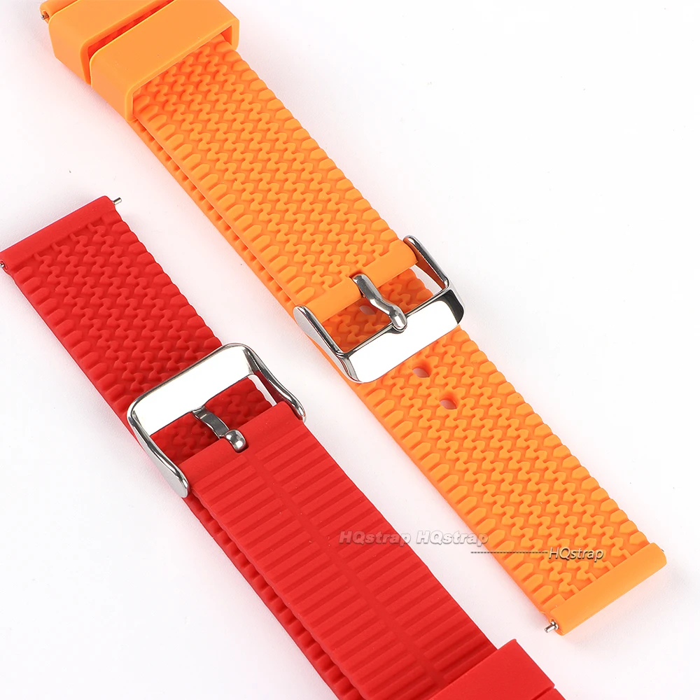 18mm 20mm 22mm 24mm Silikon Uhrenarmband Handgelenk Armband Schnellverschluss Gummi Uhrenarmband für Seiko Uhr Ersatzarmband – Detail 7