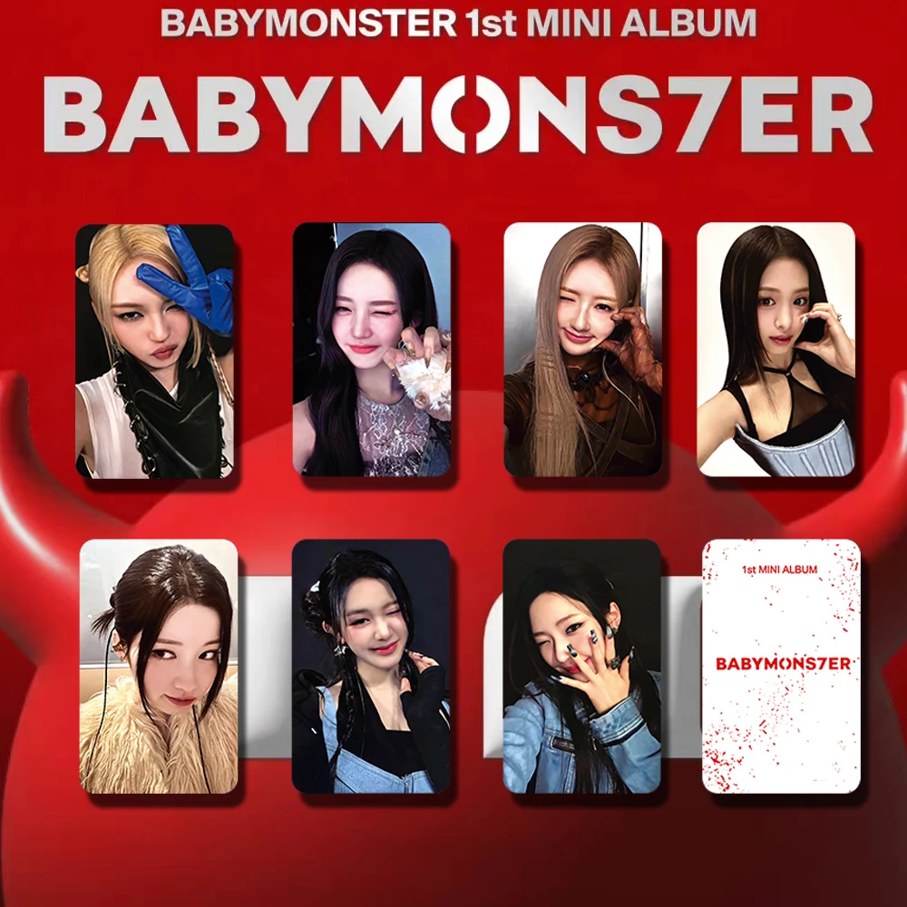 Kpop Photocards BABYMONSTER Album SHEESH Ahyeon HARAM RORA ASA PHARITA CHIQUITA LOMO Card BABYMONS7ER Kpop Accessories Merchs