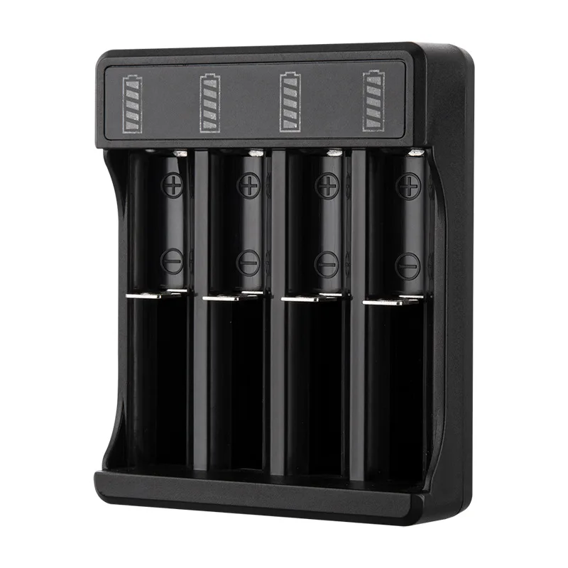 

Универсальное быстрое зарядное устройство для литиевых аккумуляторов 3,7 В со светодиодным индикатором и кабелем для перезаряжаемых батарей 18650, 16650, 14500