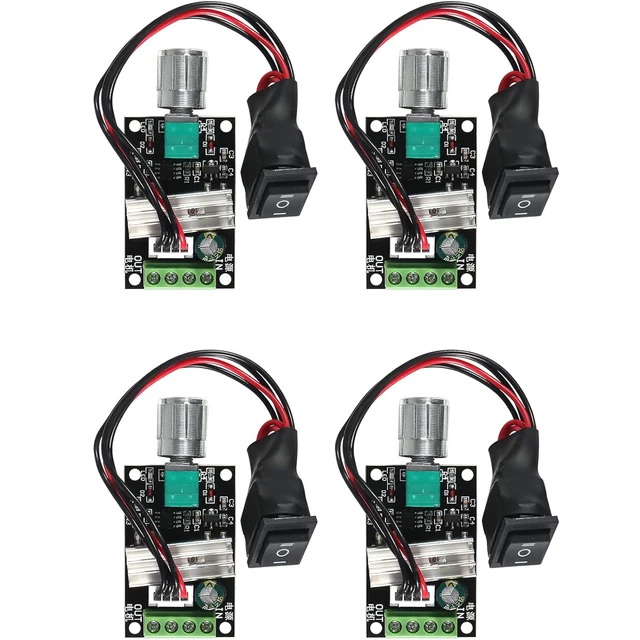 2/4 opakowanie 6V 12V 24V 28V 3A 80W 1203BB Regulator prędkości silnika DC PWM Regulacja prędkości Odwracalny przełącznik sterownika silnika Odwracanie