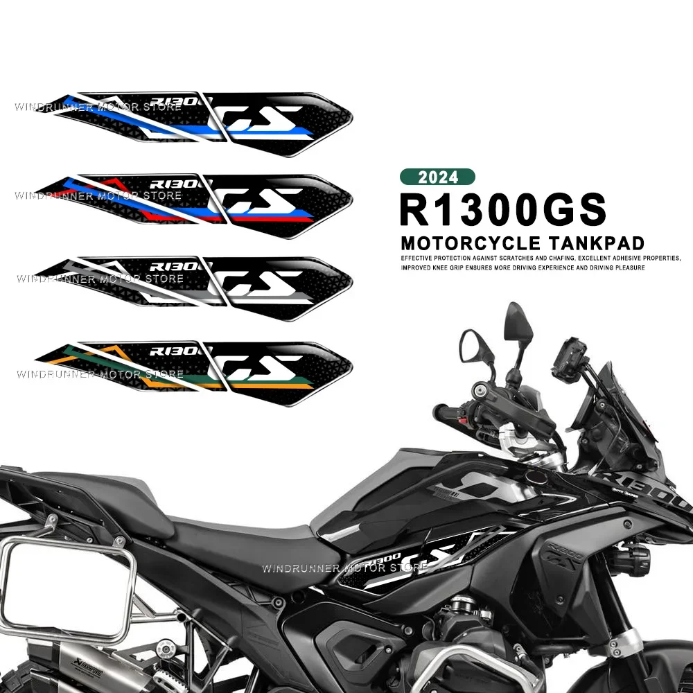 

FOR BMW R1300GS R 1300GS 2024 Motorcycle Side Fuel Tank pad Protector Stickers Decal Gas Knee Grip Traction Pad Tankpad