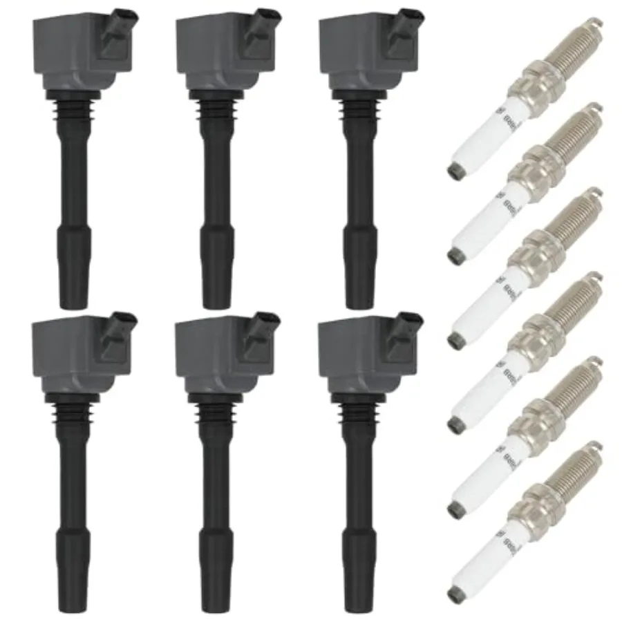 

HighPerformance Ignition Coils and Iridium Spark Plugs 6+6 PC Set for BMW 340i 340i GT xDrive 540i 540i xDrive X3 440i 440i xDr
