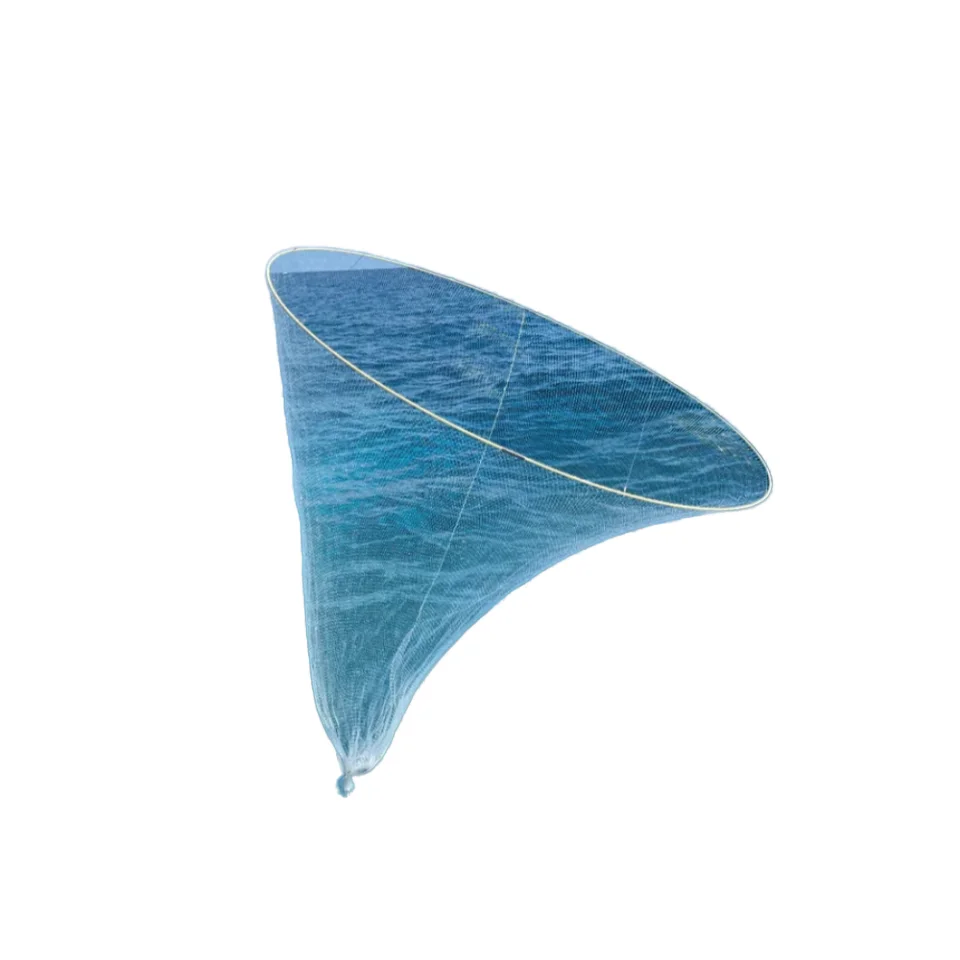 New Style Hoop Net Bait Trap Fishing Cage Nylon Mono Fishing Catch Fish Shrimp Crab Catfish Ballyhoo Bait Net