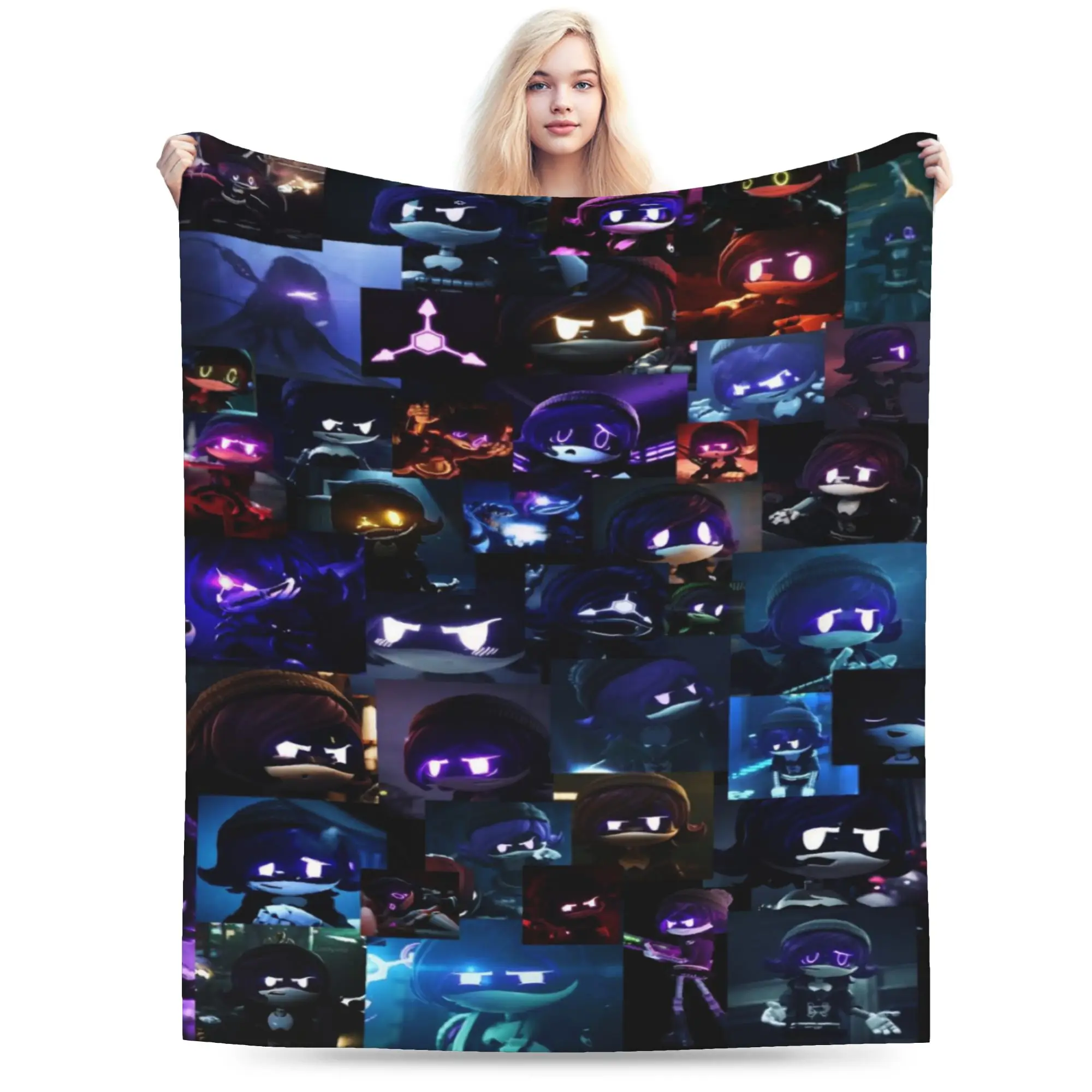 Uzi Murder Drones  Printed Blanket For Men Women Super Soft Warm  Throw Blankets for Living Room 50x60 Inches Multi-size