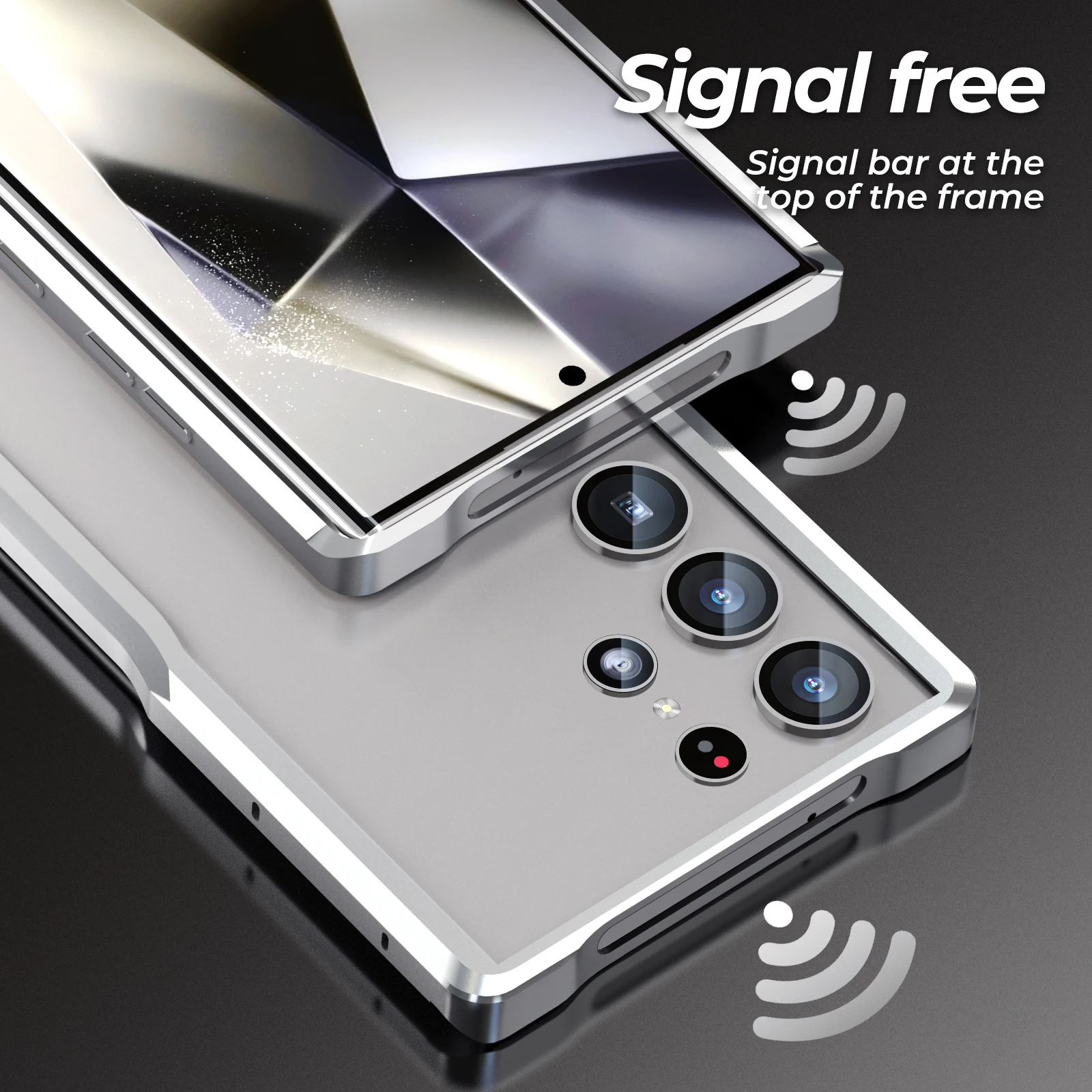 Luxury Aviation Aluminum Alloy Bumper Phone Case For Samsung Galaxy S25 S24 S23 S22 Ultra S25Edge Metal Frame Shockproof Cover