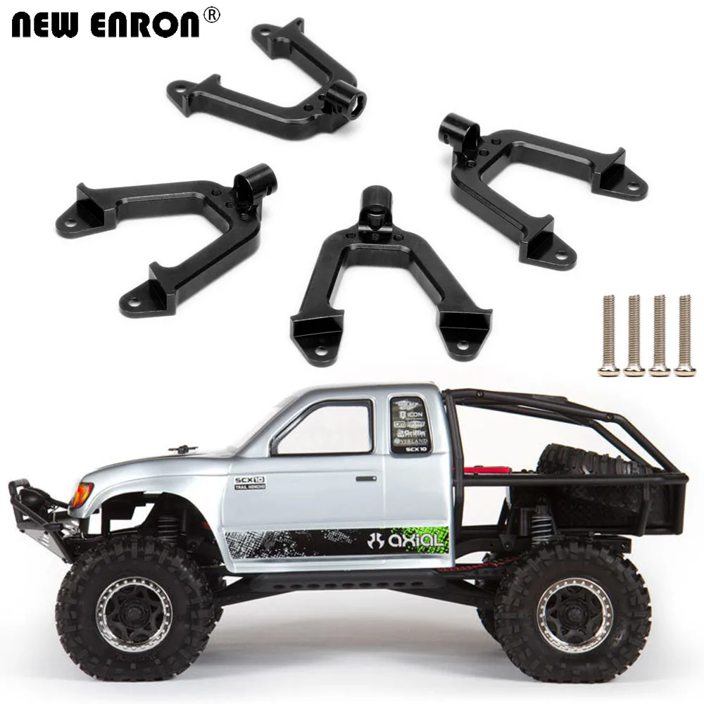 NEW ENRON 1Set Aluminum #AX80025 Front/Rear Shock Hoops Support Tower for RC Crawler Car AXIAL 1/10 SCX10 Wrangler Upgrade Parts