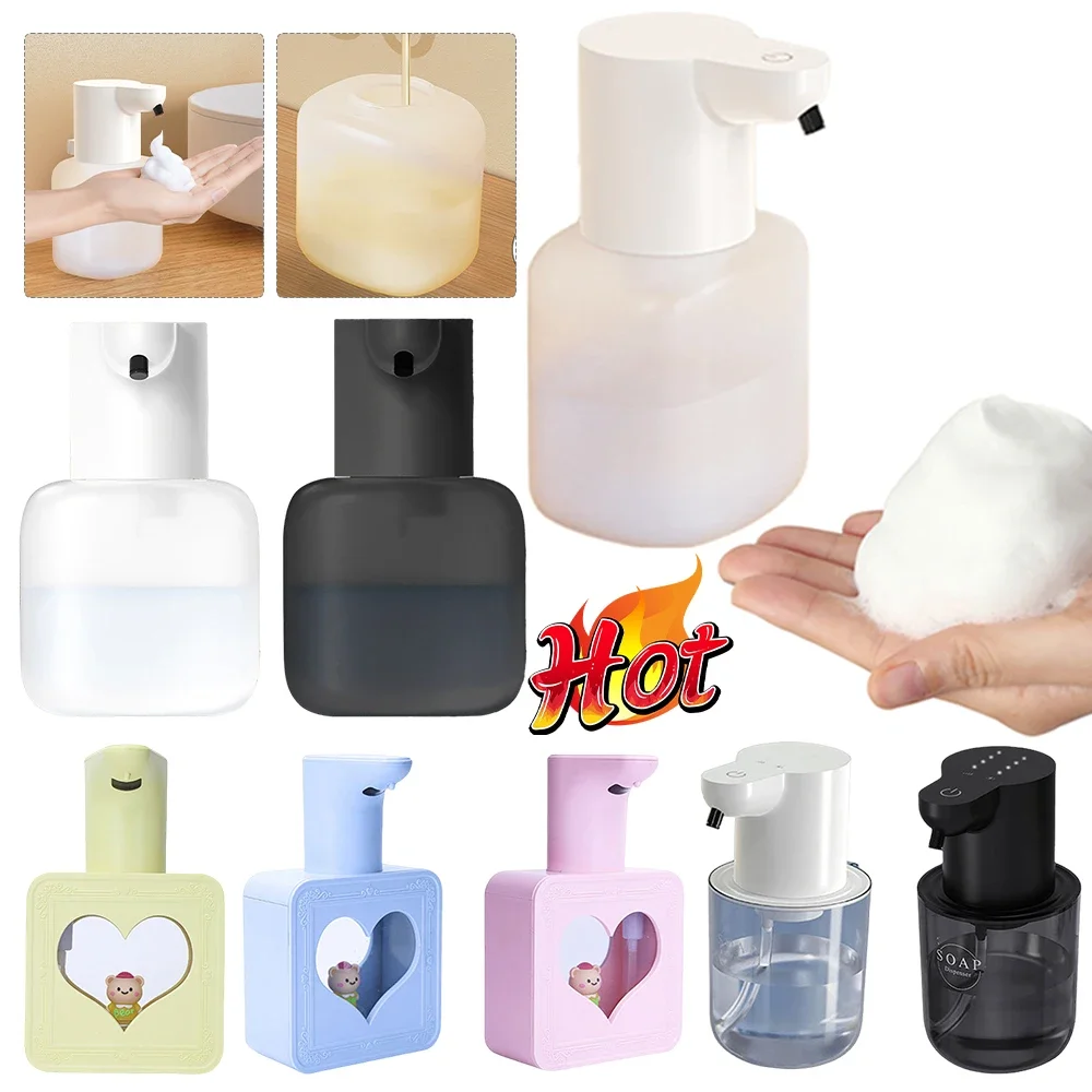 400/550ml Automatic Soap Dispenser IPX5 Waterproof Touchless Liquid Soap Dispenser Electric Dispenser for Kitchen Bathroom