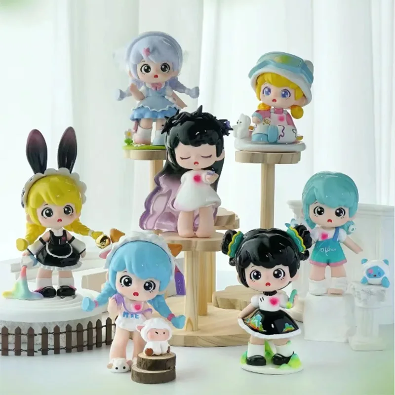

OPHUU Cutie Pie Series Blind Box Cute Action Figure Toys Kawaii Mystery Box Animal Figures Dolls Toys Girls Surprise Box Gift