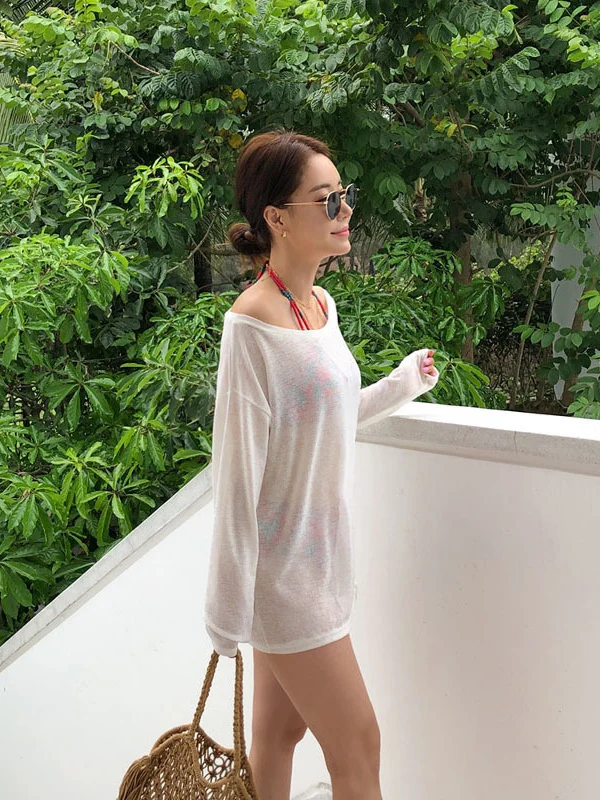 Bikini-Vertuschung, gestrickt, aushöhlen, Strand, Schwimmen, Oberbekleidung, Thermo-Frühlingsmantel, Damen-Sportbekleidung, Yoga, Fitn, Fächerausrüstung