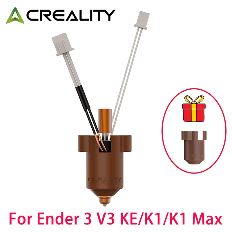 

Creality Ender 3 V3 KE Ceramic Hotend Kit 300°C High Temperature Heating Block Extruder Hot End for K1/K1 Max