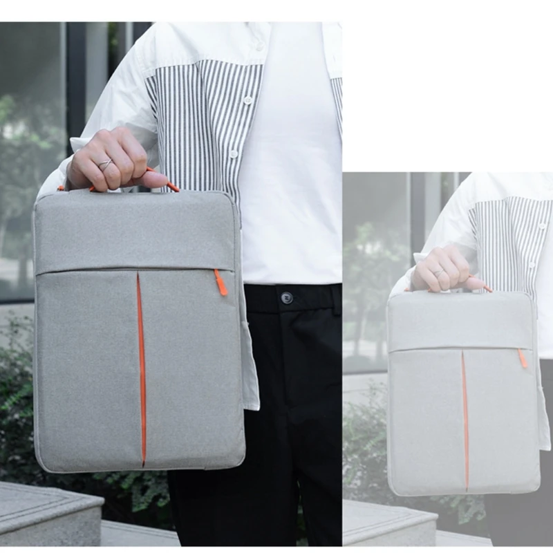 Tas Tangan Lengan Notebook Casing Laptop Tahan Percikan untuk Komputer 11-16 Inci Tas Pembawa Anti Gores Tas Pelindung Portabel