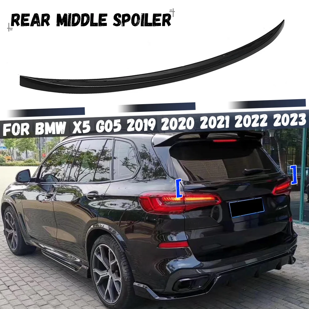 

Rear Trunk Middle Boot Spoiler Glossy Black Rear Wing Lip Body Kit For BMW X5 G05 2019 2020 2021 2022 2023