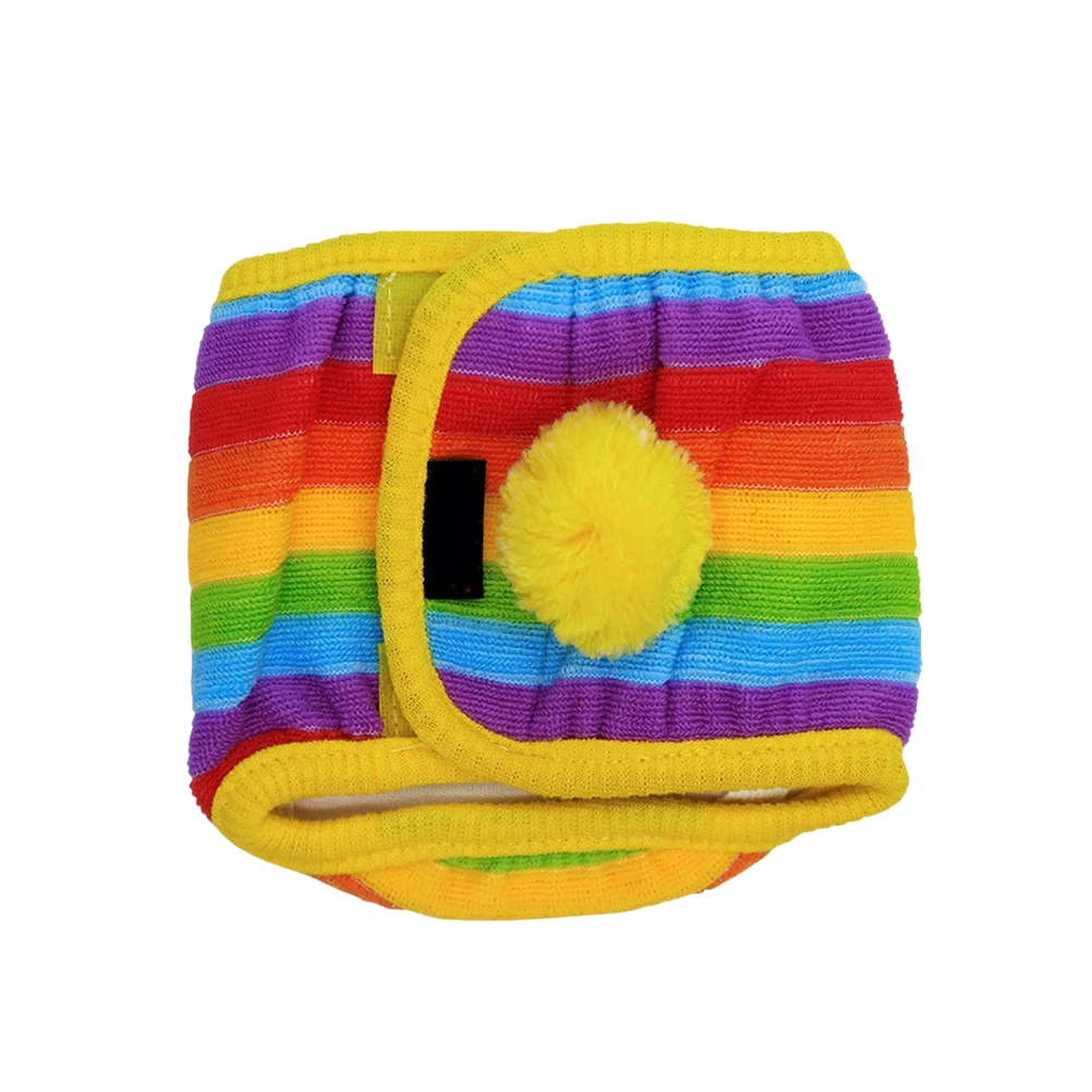 

Pet Dog Pants Cotton Blend Male Dog Physiological Wraps Size S Breathable Sanitary Diapers Belly Band Protective