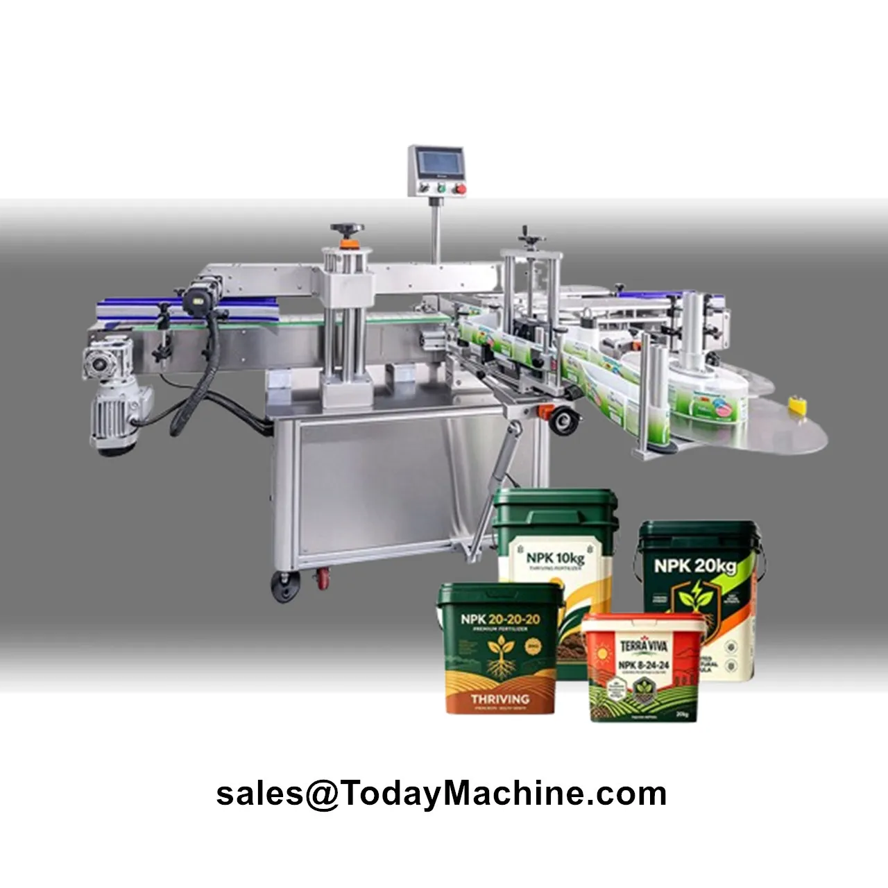 Double Side Flat Square Bottle Labeling Machine