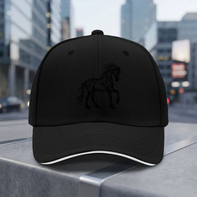 New Branch Horse Adjustable Baseball Cap Lightweight Breathable All-Season