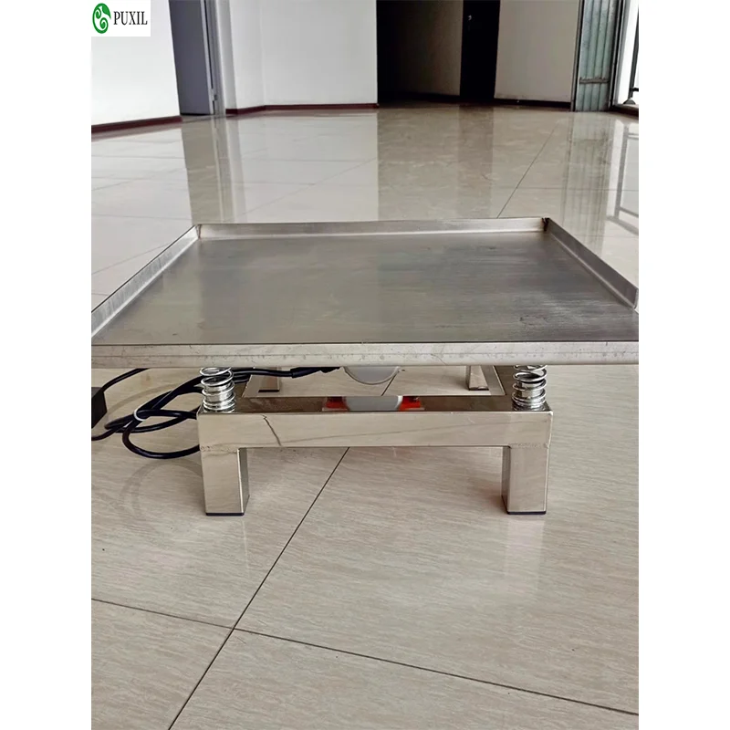 Imagem -04 - Mesa de Vibração de Concreto de Mini Plataforma de Vibração Banco de Teste 220v 50x50cm Aço Inoxidável