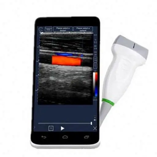 6 inch high resolution touch screen Mini ultrasound probe portable prices of Color ultrasound machine