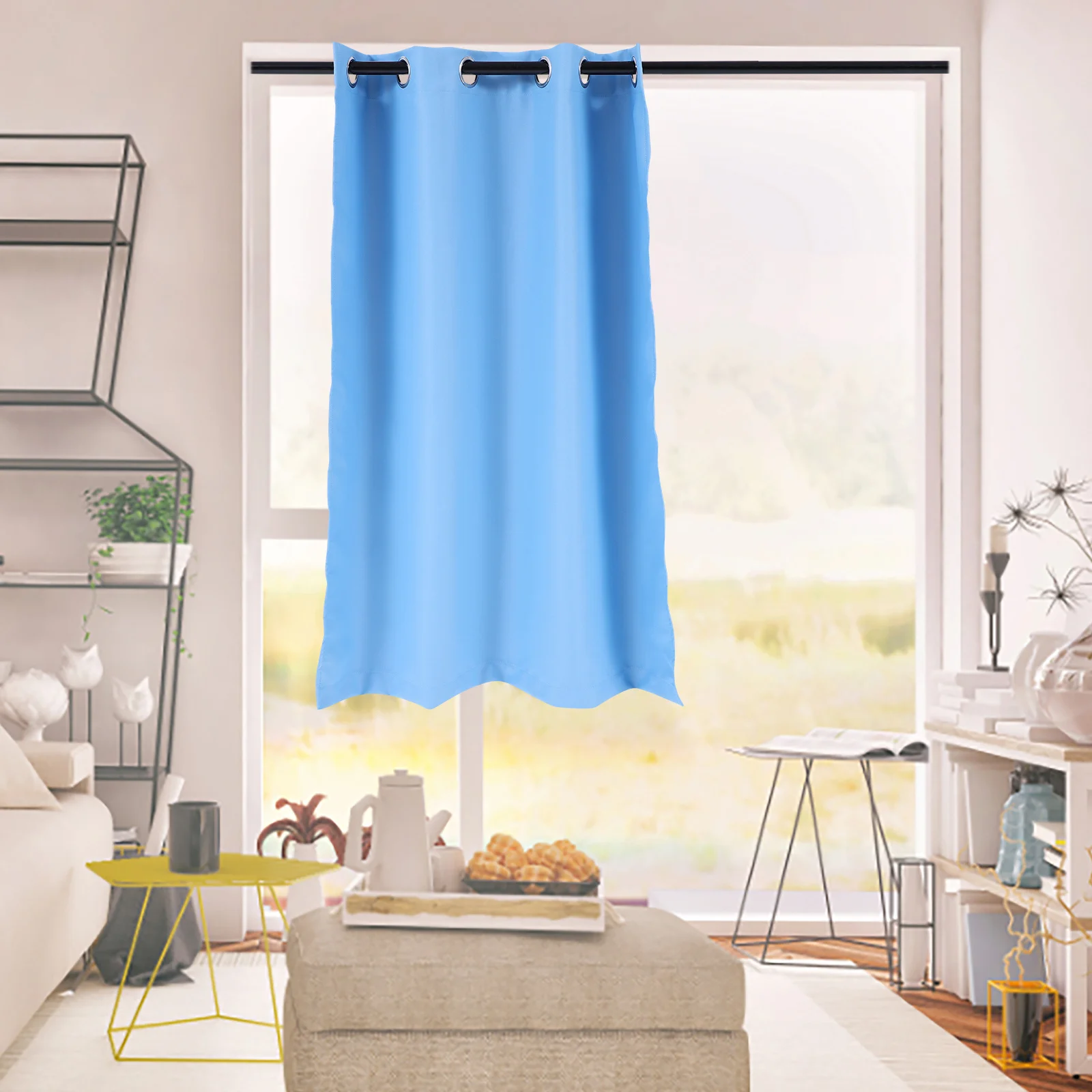 

High Precision Blackout Fabric Curtain Simple Style Window Drape for Living Room Bedroom Decorative Home Curtain Polyester Drape