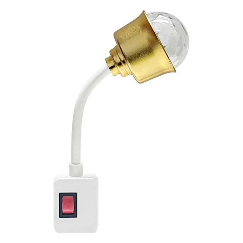 الملونة الدورية جو 360 ماجيك الكرة لمبة التلقائي المرحلة تأثير LED مصباح ضوء الليل ل DJ ديسكو KTV حفلة الرقص