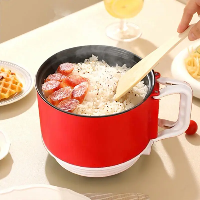 Ramen Cooking Pot Electric Lazy Pot Noodle Mini Hot Pot Portable Pot Electric Ramen Cooker Multifunctional Mini Pot Rapid Noodle