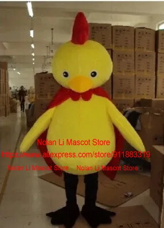 Adults Latest Customized High-Quality EVA Helmet Yellow Rooster Mascot Clothing Cartoon Set Advertising Game Carnival Party 365