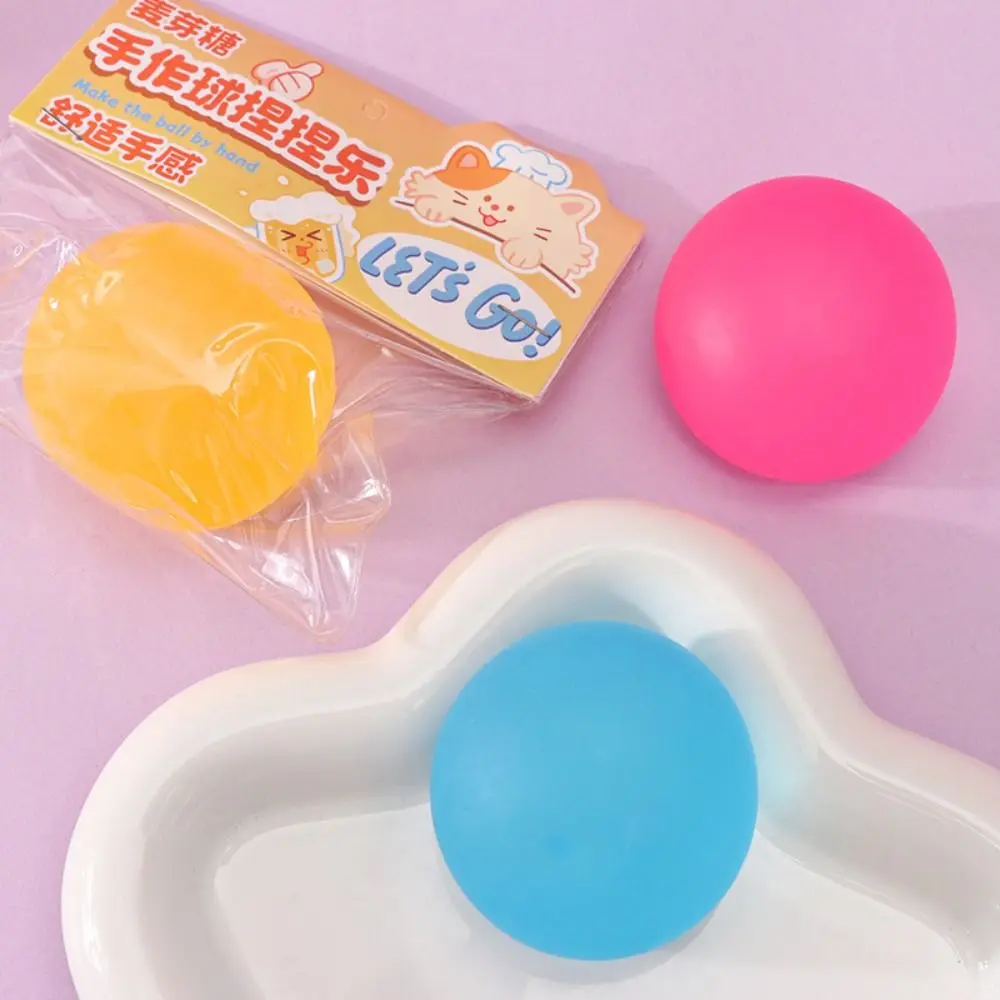 2Pcs Luminous Balls Glow in The Dark Squeeze Balls Sticky Slow Rebound Maltose Fidget Toys Creativity Pinch Toy