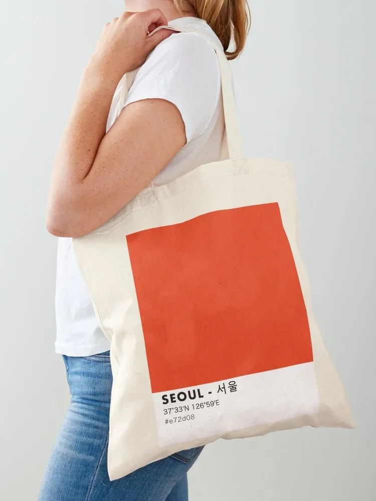 Seoul South Korea Tote Bag Canvas bag for women the tote bag sac pour femme