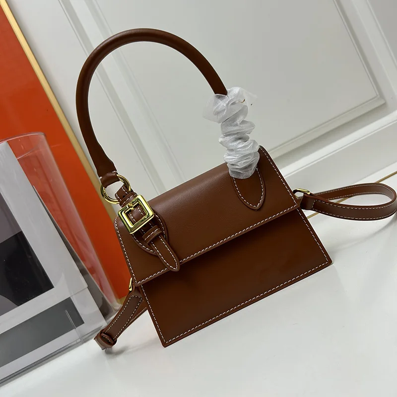 

High Quality Designer Crossbody Bag Brown Black Calfksin Small Handbag Fashion Women Shoulder Bags with Box