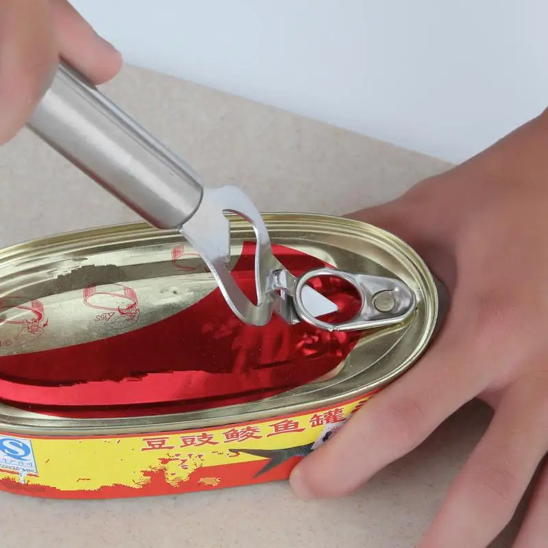 

Bottle Opener Stainless Steel Beer Opener With Long Handle Multifunction Manual Tin Jar Can Opener Kichen Gadgets Accessories